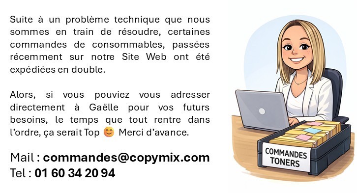 PROBLEME TECHNIQUE SITE WEB